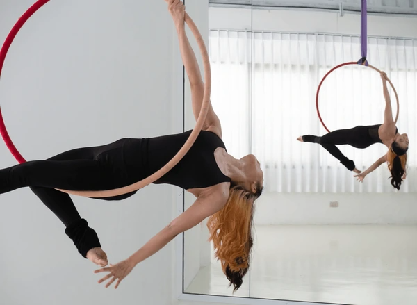 Aerial Hoop for Flexibility: Stretch, Strengthen, Soar